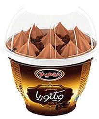 بستنی لیوانی ویکتوریا کاکائویی دومینو ( 100 گرم)