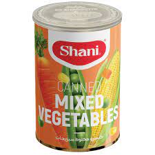 کنسرو مخلوط سبزیجات شانی (380گرم)