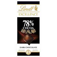 شکلات تابلت 78 درصد لینت (100گرم)