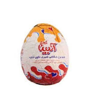 شانسی طرح تخم مرغ شکلاتی آلبینا شرین عسل (40 گرم)