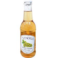 آب انگور سفید گازدار خالص شیشه ای وینوگا (250میل)