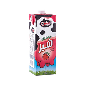 شیر توت فرنگی میهن (1 لیتری)