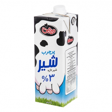 شیر پر چرب 3% تتراپک میهن  (1لیتری)