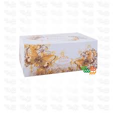 دستمال کاغذی گلدارطرح آذين گلریز (300برگ)