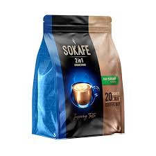 قهوه فوری 2در1 بدون قند سوکافه (20عدد)