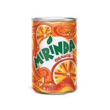 نوشابه گازدار پرتقالی قوطی میراندا (150میل)
