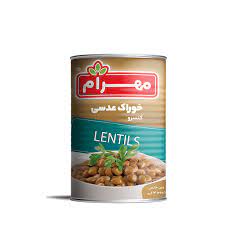 کنسرو خوراک عدسی مهرام (400گرم)