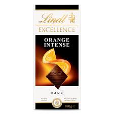 شکلات تلخ با طعم بادام و پرتقال لینت(100 گرم)