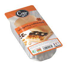 ساندویچ لقمه شکلات و بادام زمینی با سس کارامل کاپو (2عدد)