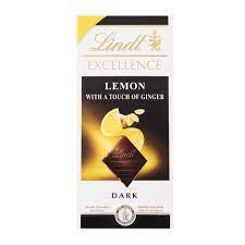 شکلات تابلت تلخ لیمویی لینت (100گرم)