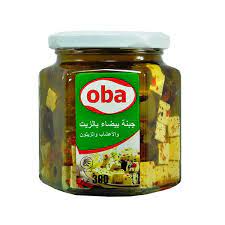 پنیر طعم دار با زیتون و روغن اوبا (300گرمی)