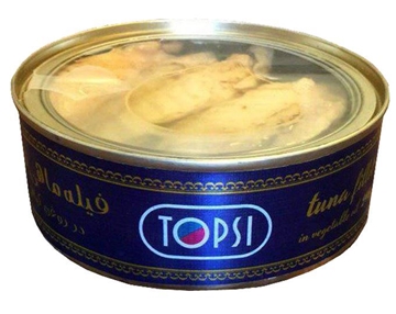 تن فیله ماهی شفاف تاپسی  (240 گرم)