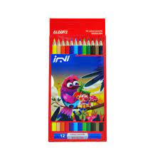 مداد رنگی جعبه البرز (12عدد)