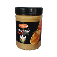 کره بادام زمینی پروتئین شیررضا (450گرم)