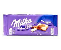 شکلات شیر کاکائویی میلکا (100گرم)