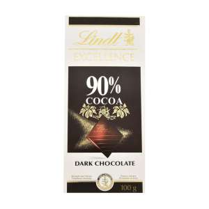 شکلات تلخ 90 درصد لینت  (100گرم)