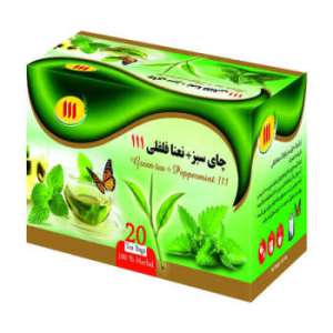 دمنوش چای سبز  نعناع فلفلی 111 (20عددی)