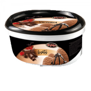 بستنی ظرفی شکلاتی ویکتوریادومینو  (600گرم)