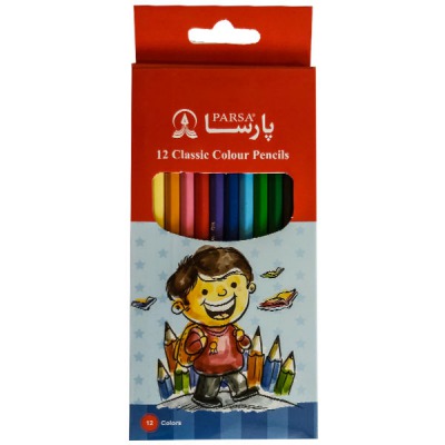 مداد رنگی پارسا ( 12 رنگ )
