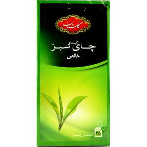 چای کیسه ای سبز خالص گلستان (25عددی)