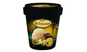 بستنی وانیلی با تکه های گردو و پسته لیوانی بریموند  (120گرم)