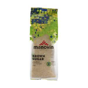 شکر قهوه ای پاکتی مانوین  (450گرم)
