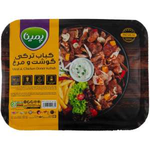 کباب ترکی گوشت و مرغ ظرفی پمینا  (400گرم)
