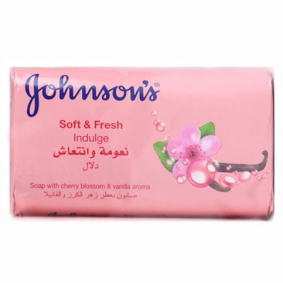 جانسون صابون شکوفه 125 گرم صورتي