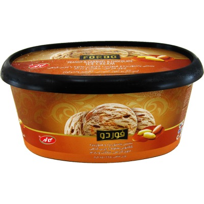بستنی ظرفی کارامل بادام کاله  (750گرم)